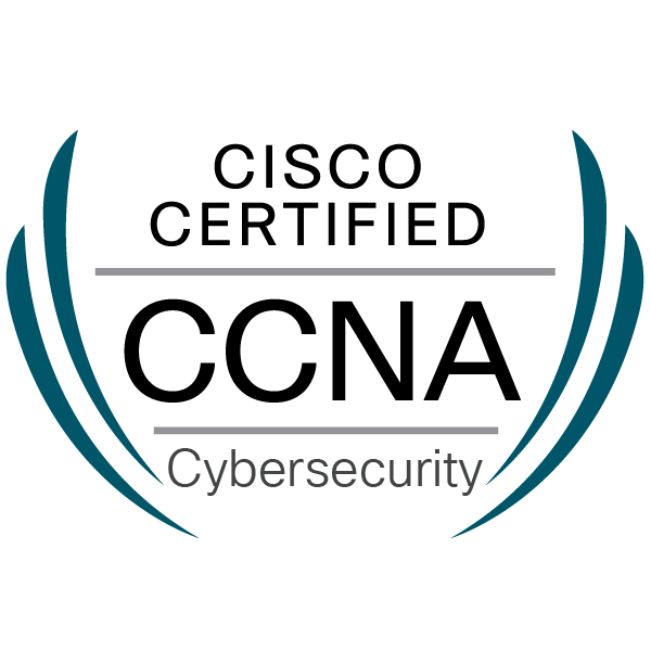 Selo Cisco Certified CCNA Cybersecurity
