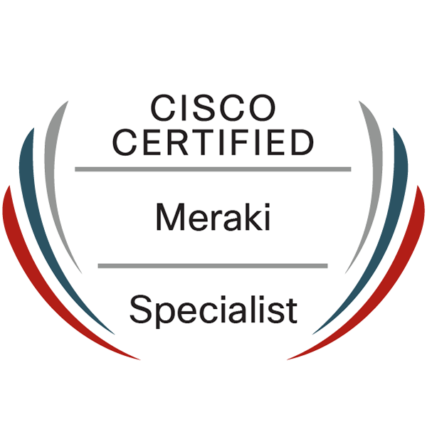Selo Cisco Certified Meraki Specialist