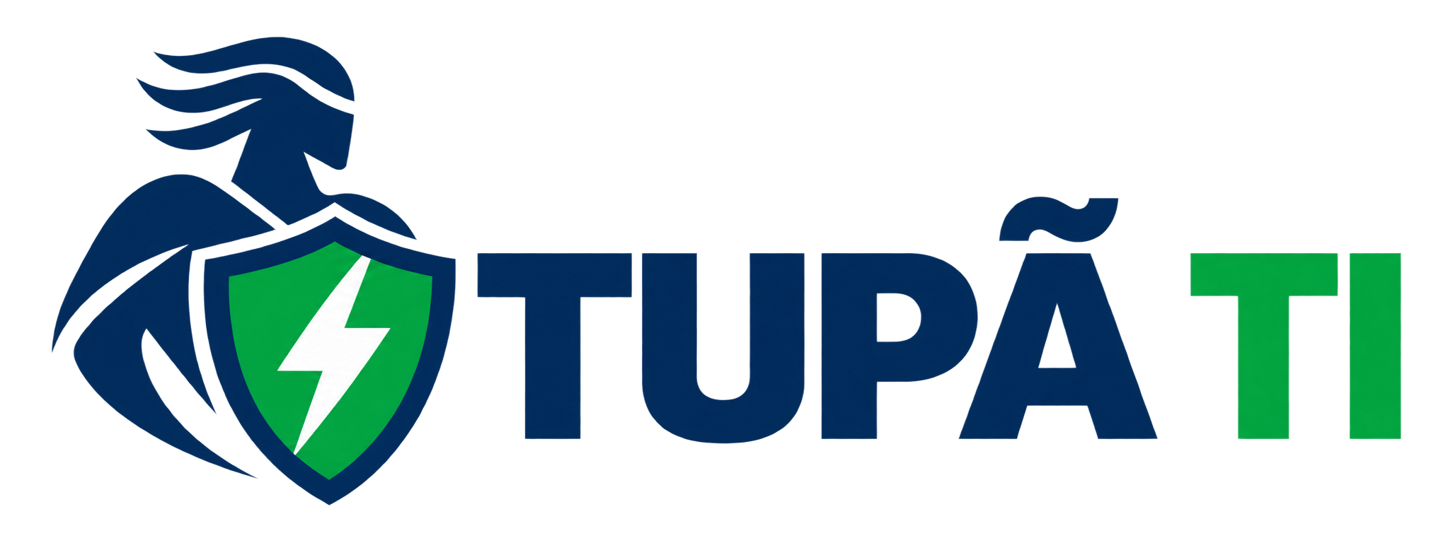 Tupã TI — guardião com escudo de proteção